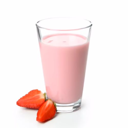 Leche semidescremada con sabor frutilla