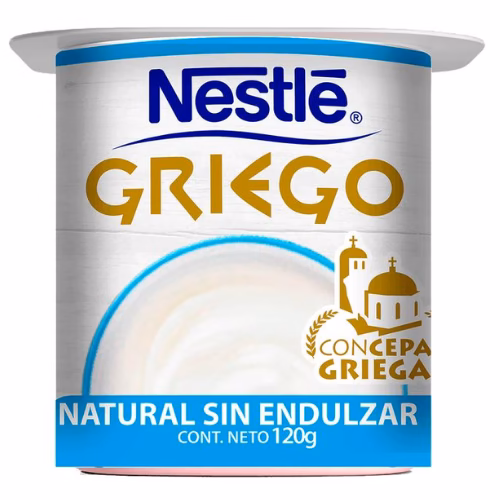 Yogurt griego natural sin endulzar